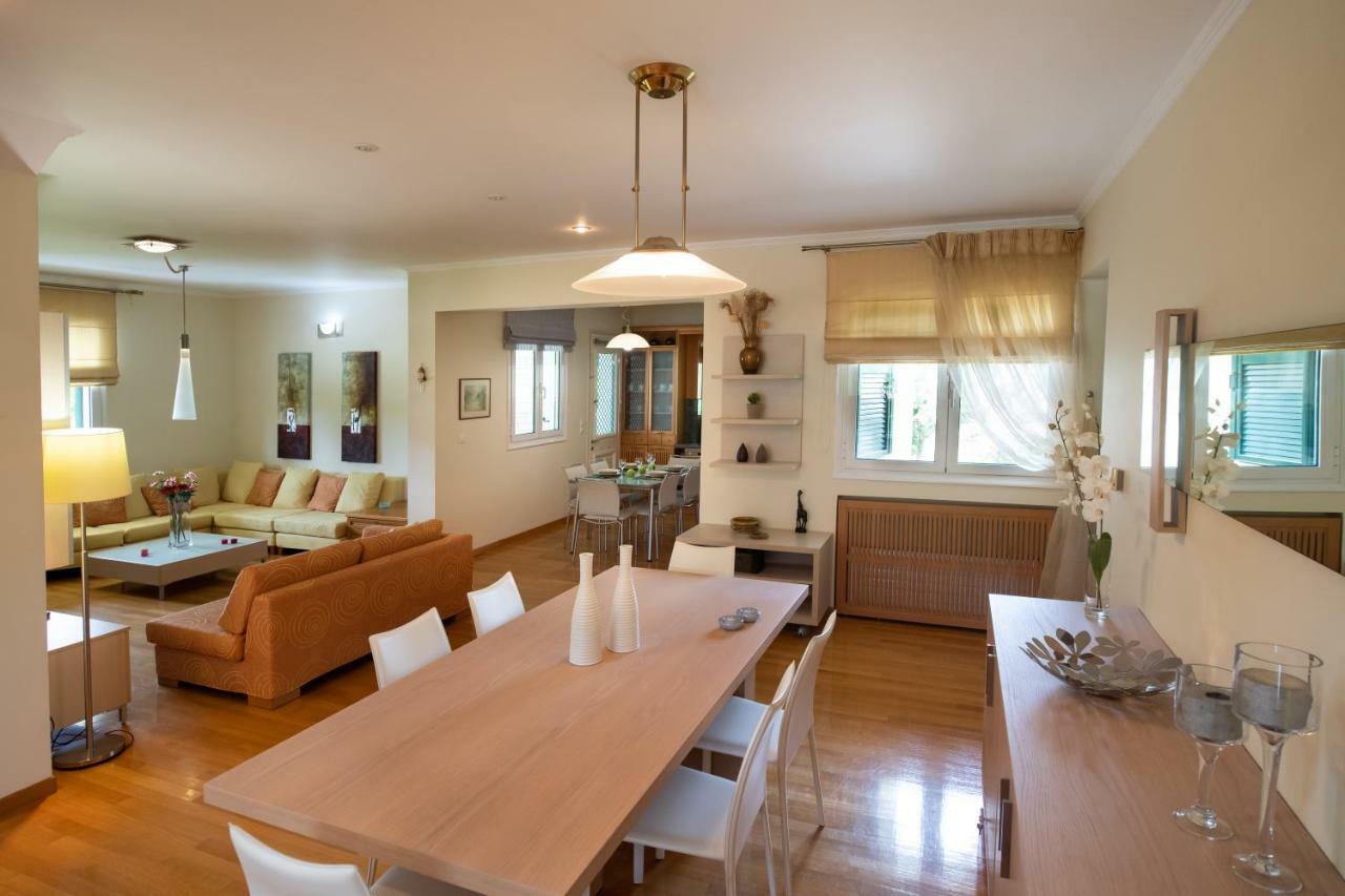 Violet Luxury Villa Kalligoni Extérieur photo